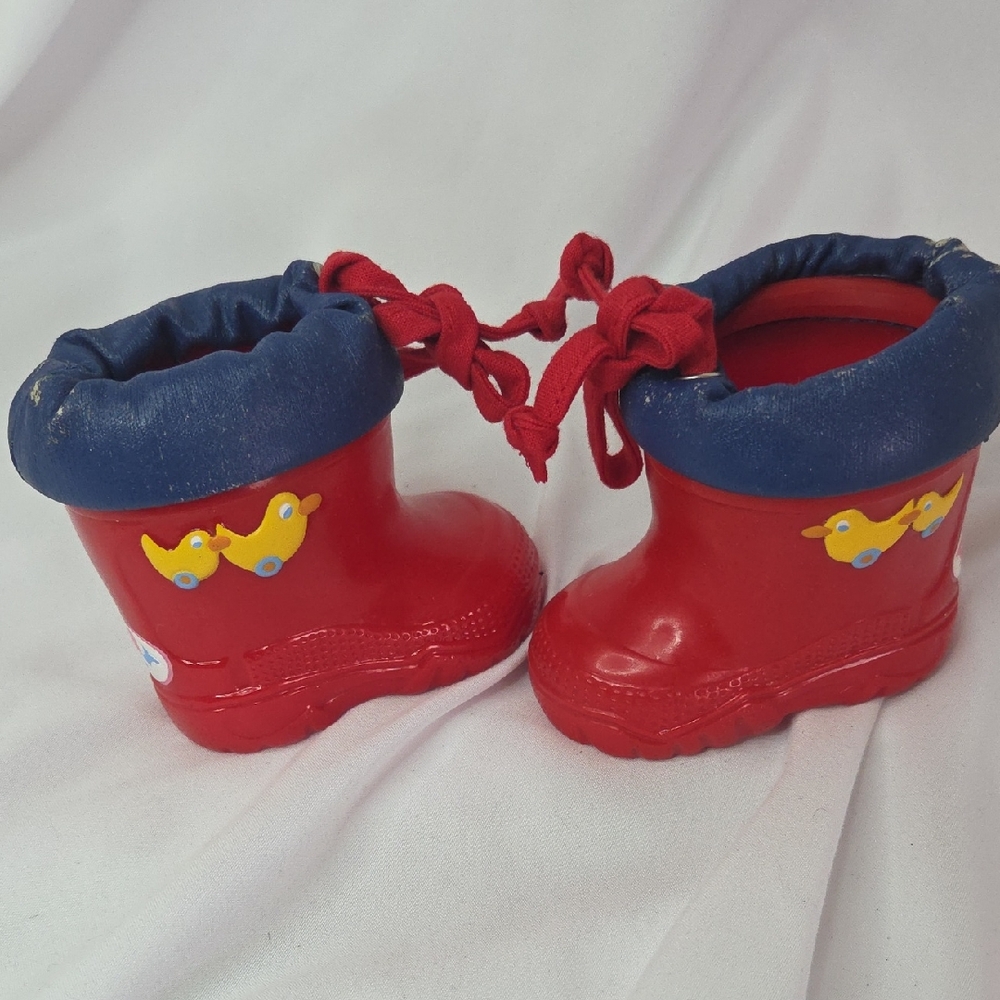 Baby Born Doll Shoes Rain Boots Vintage 1990s Fair Condition See All Pics